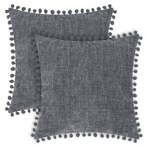 Set of 2 Super Soft Throw Pillow Covers/cases